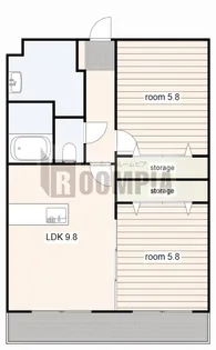 ルネスユートピア【3階】の間取り