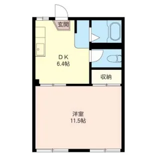 ルネ・ハクサン【2階】の間取り