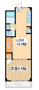 アンソレイエ高田【3階】の間取り