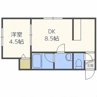 コーポ向日葵【2階】の間取り