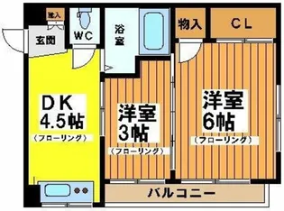 椿ビル【4階】の間取り