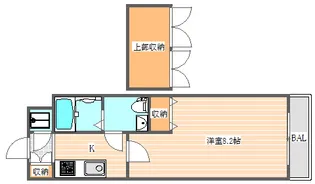 ギャランティー21博多 ORIENT BLD No.66【10階】の間取り