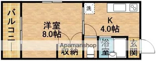 グランドハイツ白梅【2階】の間取り