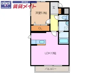 Dear Court【3階】の間取り