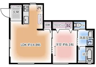 N3テラス【1階】の間取り