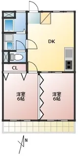 サンハイツ鈴木【3階】の間取り