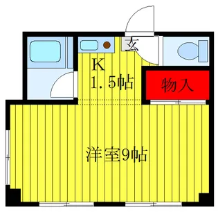 霜降コーポ【1階】の間取り