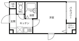 グランベッセル新宿【3階】の間取り