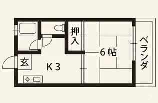 大山ニューハイツ【2階】の間取り