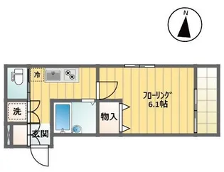 グランド北千住【3階】の間取り