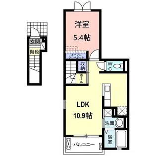 M&T沖野【2階】の間取り