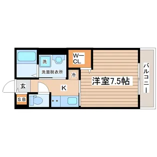 SAKURA HILLS I【2階】の間取り