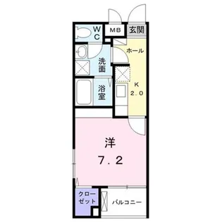 フェリーチェ町田【4階】の間取り