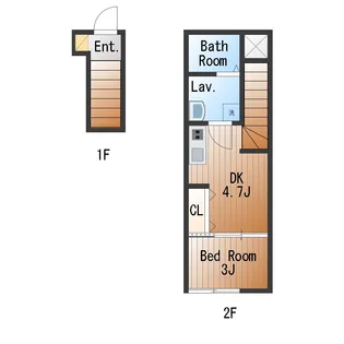 ソルナクレイシア桜新町IIの間取り