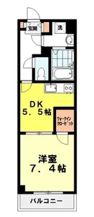 カーム椎名町II【1階】の間取り