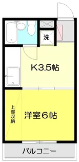 ヒルズコート中丸【2階】の間取り