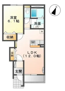 エターナルライフ【1階】の間取り
