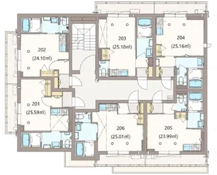 Y’s Precious9【3階】の間取り