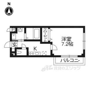 ミル・メゾンT2【1階】の間取り