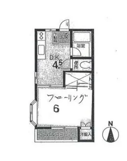 旭ハイツ【2階】の間取り