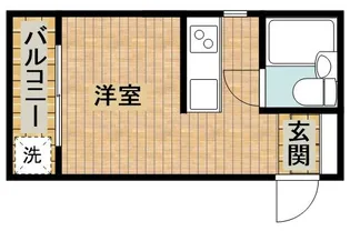 ノーブル中原【2階】の間取り