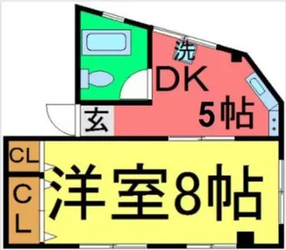 サンケイビル【4階】の間取り