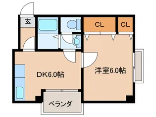 オーナーズマンション天六【5階】の間取り