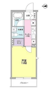 バンデューセン-八幡山3丁目-【2階】の間取り