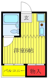 はぴねす関【2階】の間取り