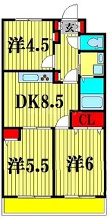 メゾン・ド・クール【3階】の間取り