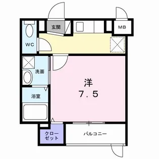 ヒカルサ神戸垂水山手【2階】の間取り