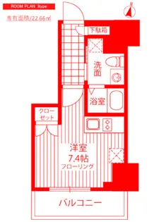 GRAND横濱山下町【10階】の間取り