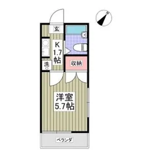 アーバンコア7【1階】の間取り
