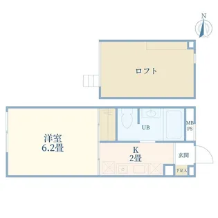 T-style蒲田ボヌール【2階】の間取り