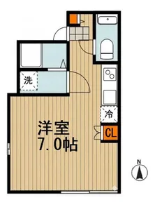 ヨウコースクウェア板橋 EAST【4階】の間取り