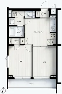 ルーブル東蒲田八番館【5階】の間取り