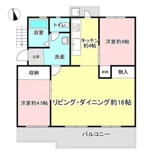 貸マンション【5階】の間取り
