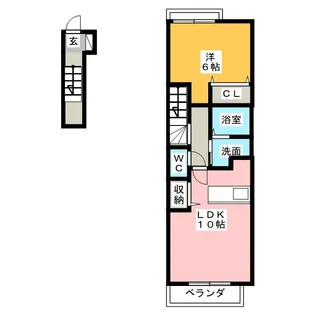 グランツ道【2階】の間取り