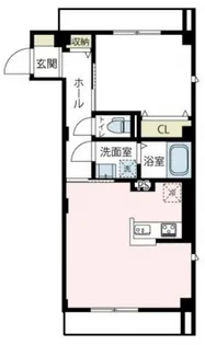 ベアレステ川崎【3階】の間取り