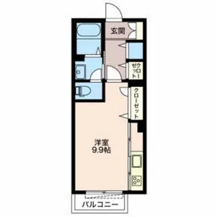 シャーメゾン新高岡【2階】の間取り