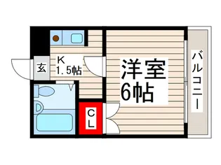 ユ-モ榎本【2階】の間取り