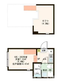 La Ciel II【2階】の間取り
