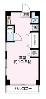 第一ヒカリコーポ【1階】の間取り