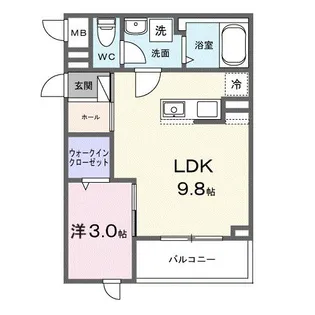 メゾン リッシュ【1階】の間取り