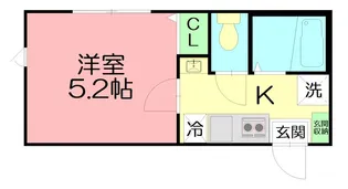 ウィステリア藤沢善行【2階】の間取り
