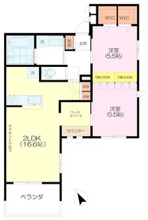 Maison桜【2階】の間取り