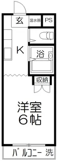 栄和ハイツ26(埼玉大学生限定)【2階】の間取り