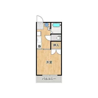 コーポアカデミー【2階】の間取り