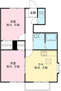 エゼ・ヴィラージュ【1階】の間取り