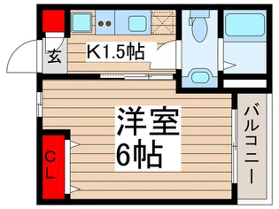 ミルフィーユクレール【2階】の間取り